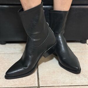 DKNY Classic Black Ankle Boots